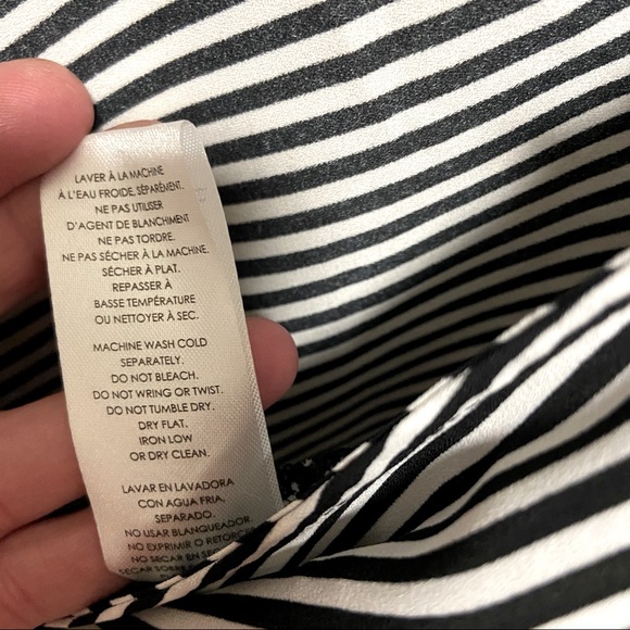 Badgley Mischka Striped Blouse - Picture 13 of 13